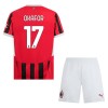 Maglia ufficiale AC Milan Okafor 17 Casa 2024-25 per Bambino